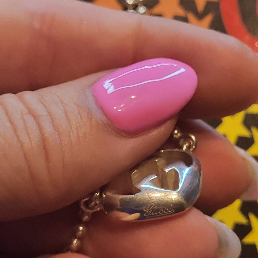 Gucci Luxury ❤️ Heart Necklace 925 Sterling Silver - Picture 5 of 5
